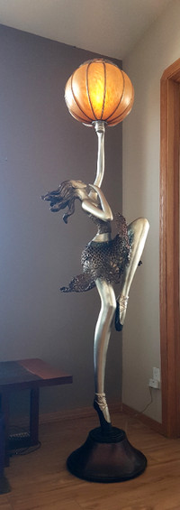 BALLERINA FLOOR LAMP - ONE OF A KIND - COLLECTABLE & FUNCTIONAL