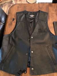 Men’s XL Harley Davidson Leather vest