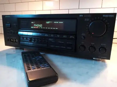 SOLD (Onkyo Stereo TX-SV70 PRO w/remote (90 watts per channel), View more