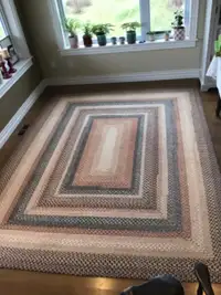Braided rectangular rug -  7x9