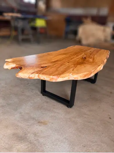 Maple Live Edge Coffee Table, View more