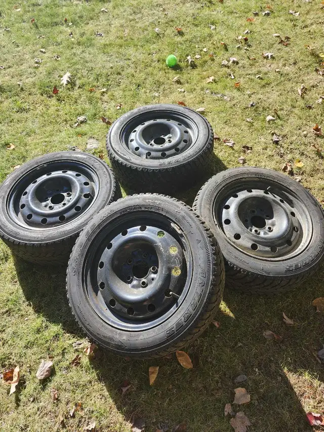 Antares Grip 60 ice Studded Tires on Steel Rims in Tires & Rims in Bedford - Image 2