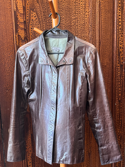 Manteau cuir M0851 haut de gamme Comme neuf, modèle discontinué, View more