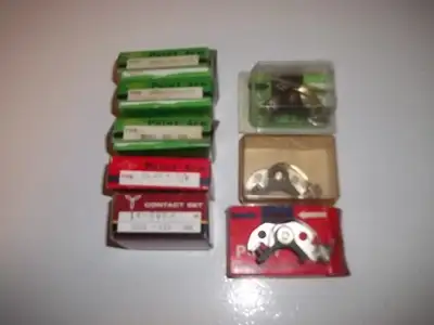 For sale: I have 8 NOS (new old stock ) RH contact breakers / points for the Honda 450, CB500T and G...