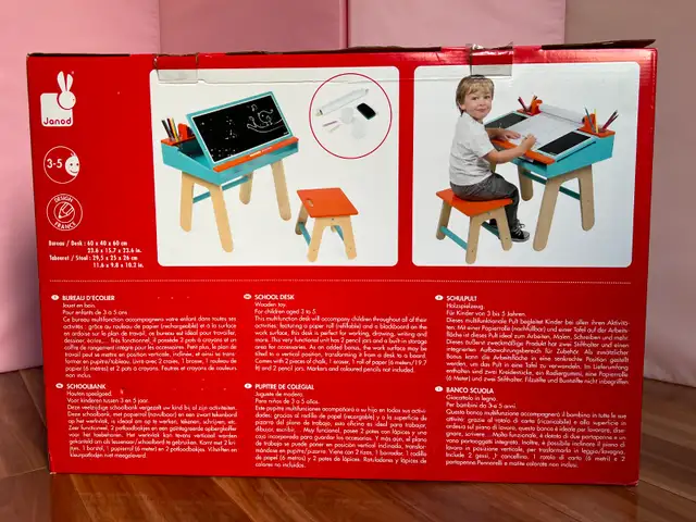 Janod Art / Work Desk & Stool Set in Desks in City of Toronto - Image 10