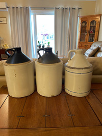 Various jugs and vases (red jug is sold)