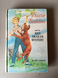 Vintage Book - Trixie Belden & The Red Trailer Mystery - rob