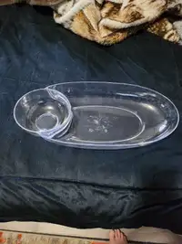 New Plastic Chip and Dip Tray