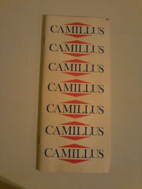 VTG  1960 Camillus Knifes broucher/catalog  excellent  condition