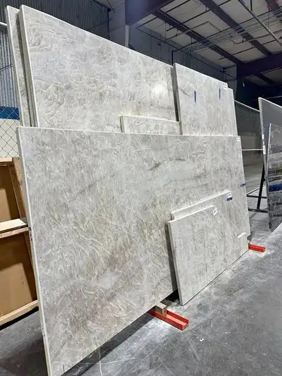 Premium Taj Mahal Quartz Countertops for Kitchen Sink, View more