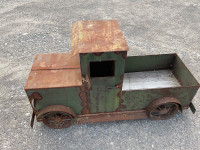 Rustic Metal Truck Decor $350