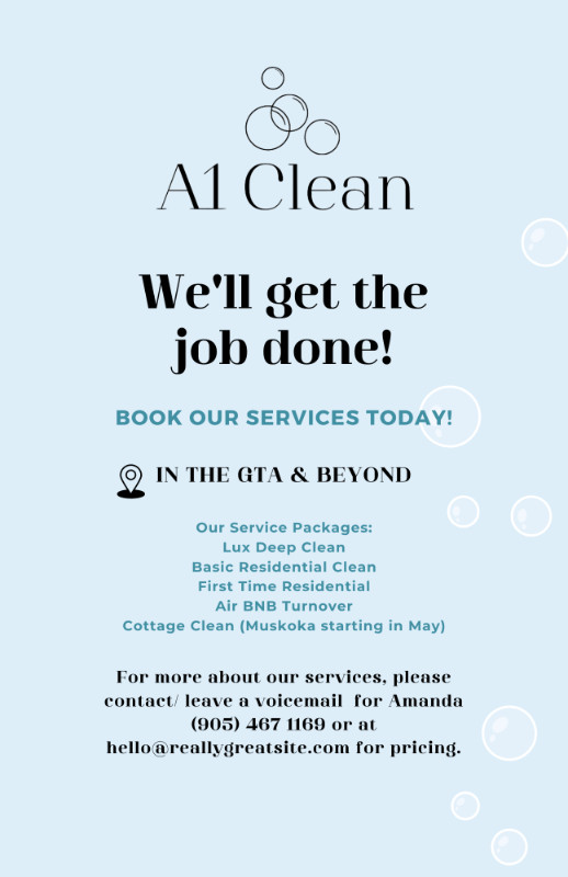 HOUSE CLEANER- RESIDENTIAL, AIRBNB, COTTAGE, MOVE IN/ MOVE OUT in Cleaners & Cleaning in Oakville / Halton Region - Image 4