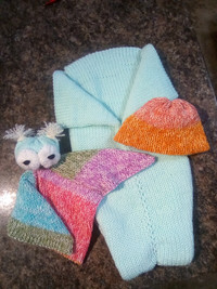 Baby set with lovey . Handmade