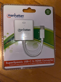Manhattan super speed USB-C to HDMI converter 