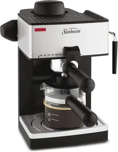 Sunbeam 4-Cup Steam Espresso, Cappuccino & Latte Maker, View more