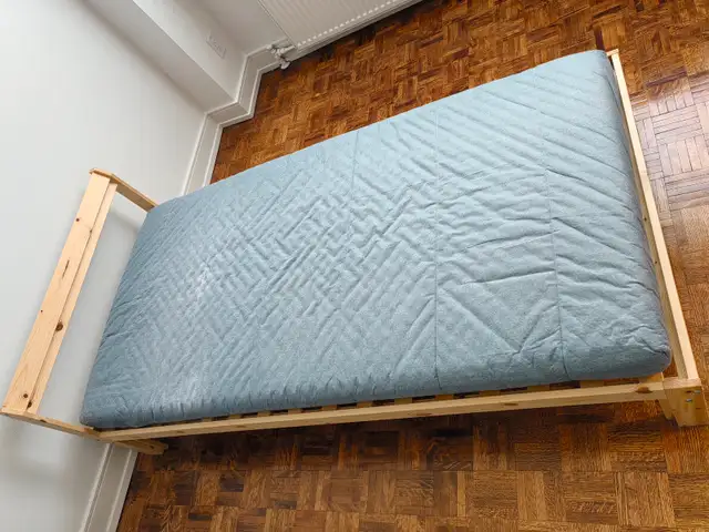 Twin Size Bed Frame and Matress62864745928707121