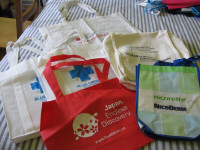 sacs à emplettes réutilisables