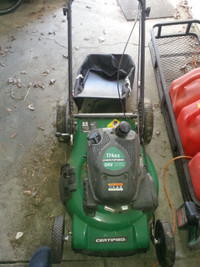 Gas powered lawn mower