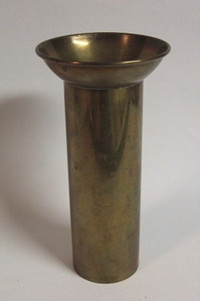 Heavy Brass Candle Stand  8 in. tall