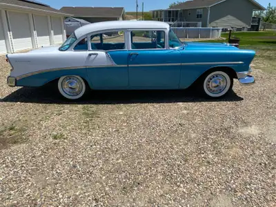 56 Chevy 4 door sedan, excellent original condition, For more information , as it is easier to answe...