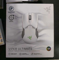 Razer Viper Ultimate Wireless Gaming Mouse Mercury 