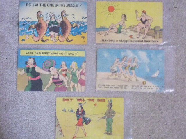 5 - 1940's/1950's Humorous Postcards in Arts & Collectibles in Markham / York Region