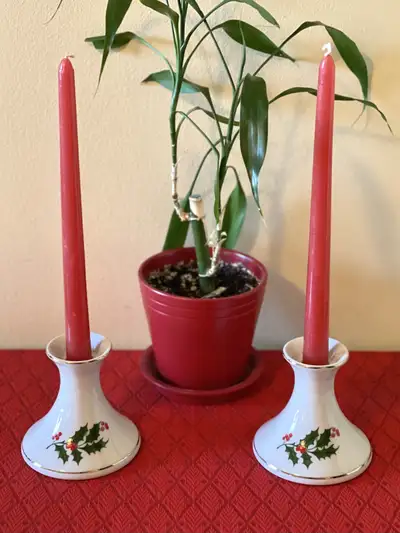 Vintage Ensemble de Chandelier de Noël Porcelaine de Chine, View more