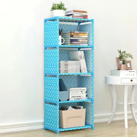 Book Shelf 4 Layer Storage Rack Waterproof And Easy To CleanBran