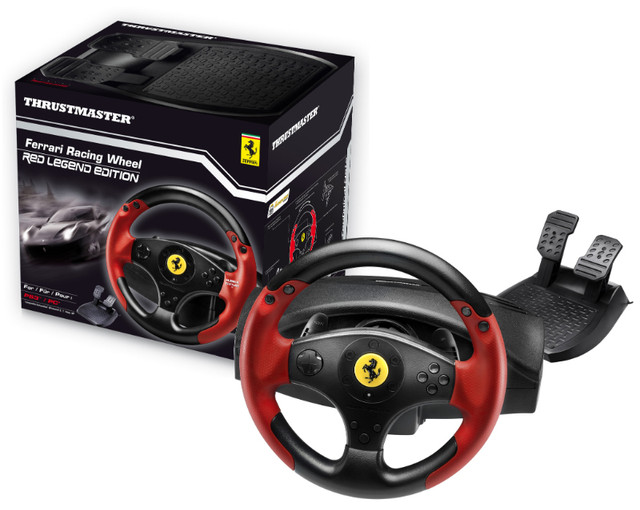 Thrustmaster Ferrari Racing Wheel Red Legend Edition for PS3 in Sony Playstation 3 in Downtown-West End - Image 2