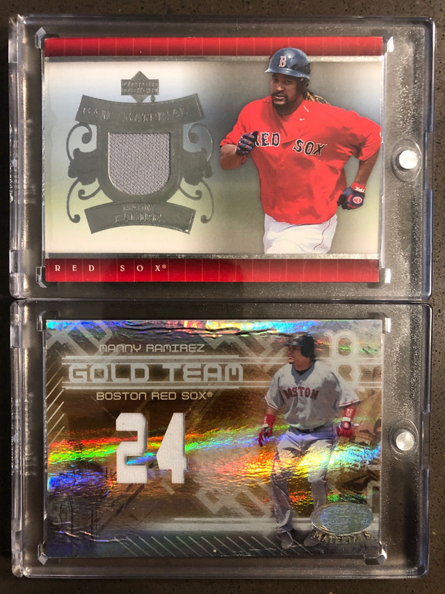 Manny Ramirez Material Jersey Cards  in Arts & Collectibles in Markham / York Region