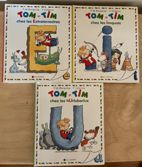 3 Tom et Tim French kids books