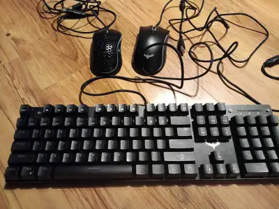 HAVIT HV-KB393L  Mechanical Gaming Keyboard Mouse Combo fo, View more
