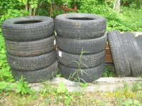 235/75R17 Tires, mostly winters. Sell $10. Swap for 235/75R15.