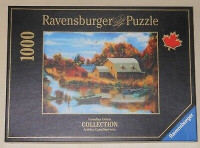 RAVENSBURGER PUZZLE 1000 REFLETS D'OCTOBRE COMME NEUF