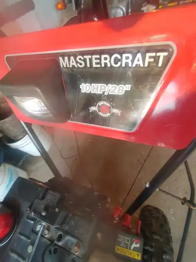 Master Craft snowblower, View more