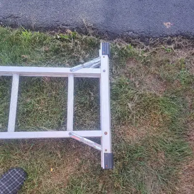 Louisville fold up 12' ladder, View more