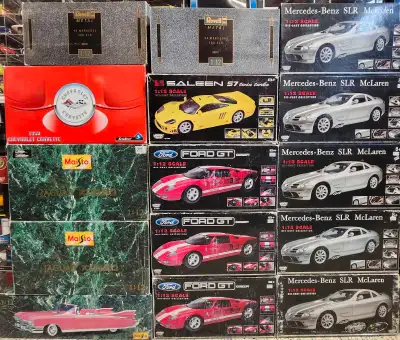 1954 Mercedes-Benz 300 SLR Silver $320 1958 Chevrolet Corvette Convertible Red $240 Jaguar XJ220 Gre...