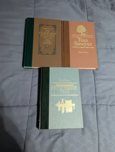 Mark Twain Lot of 3 Hardcover Books, View more