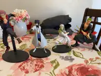 Anime Statues with Boxes