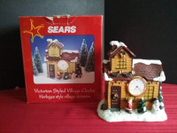 Vintage Christmas - Sears Victorian Styled Village Clock House