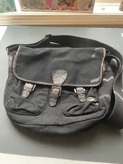 Black Messenger Bag for Any Gender, View more