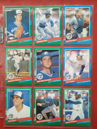 $ 5,- for All-Toronto Blue Jays Donruss cards from 1988, View more