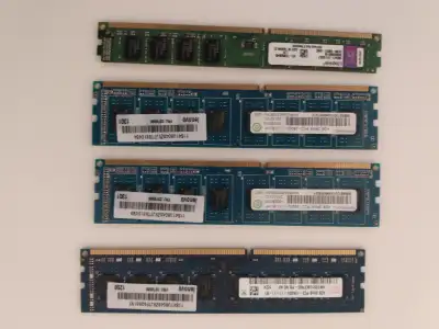 4GB DDR3 SDRAM Desktop Memory Price: $15 each 2x RMR5040ED58E9W-1600 Ramaxel 4GB PC3-12800 DDR3-1600...