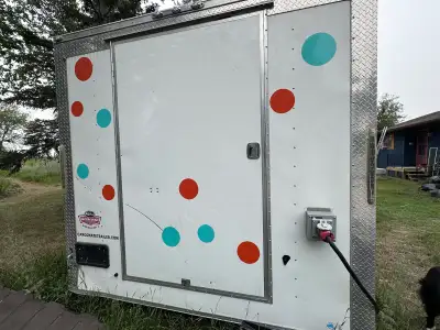 Built 2020 Cargomate 4 season loaded trailer with 2 -40lb fryers, flattop, grill, oven with 4 burner...