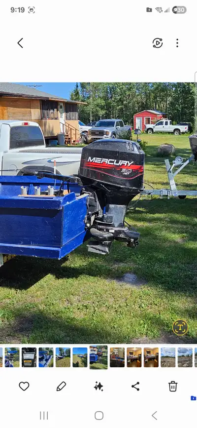 For sale 40/30 mercury jet outboard. This engine runs great was fully tuned at pally last season i u...