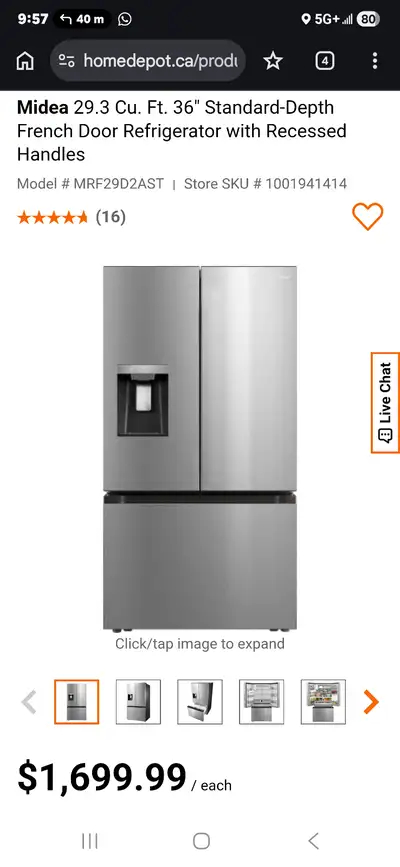 Media fridge  36 inch stainless steel, View more