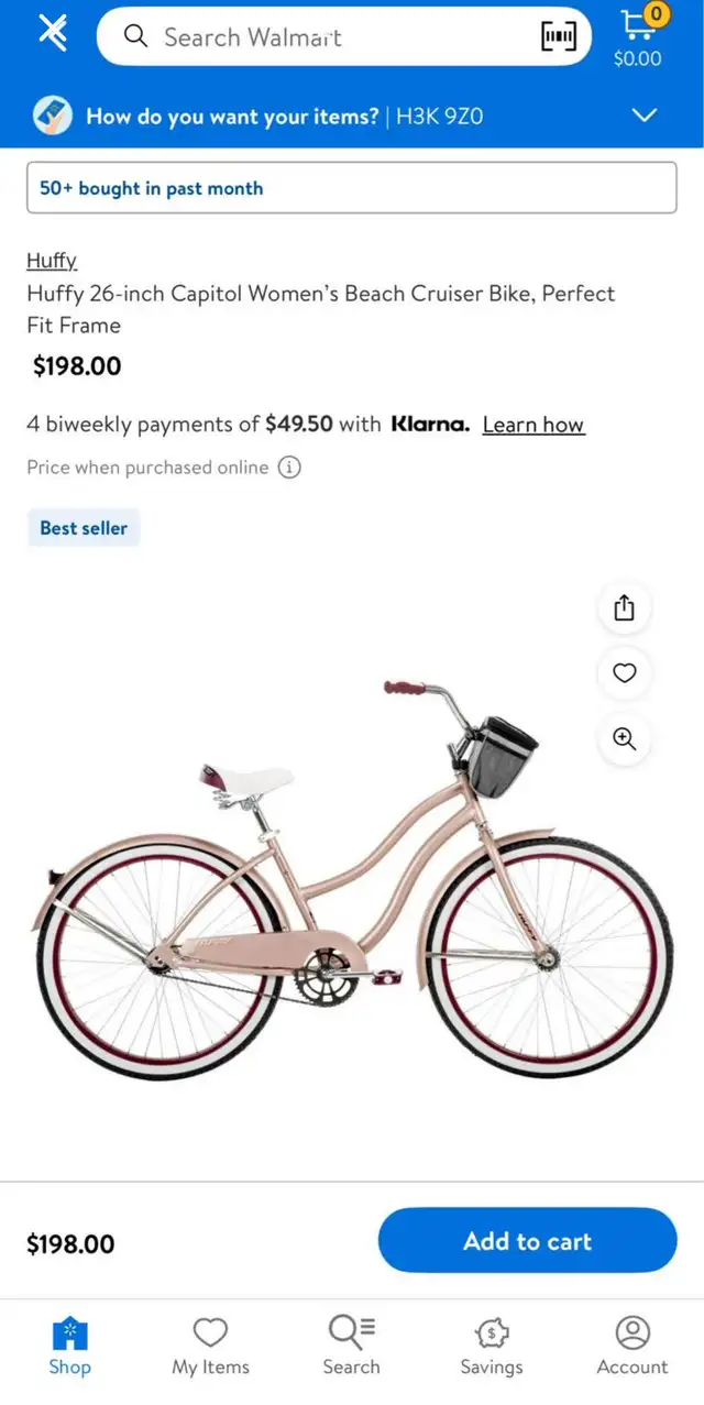 BRAND NEW Huffy 26-inch Capitol Women’s Beach Cruiser Bike, Perf in Cruiser, Commuter & Hybrid in City of Montréal - Image 3
