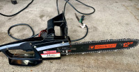 Electric chainsaw 7.5 amp, 12 inch chain, first $20 takes it awa