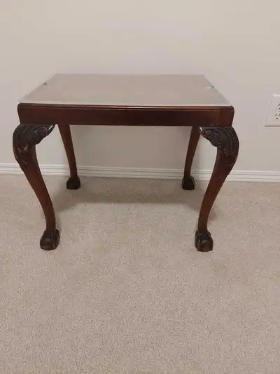 Vintage Queen Anne Style side table, View more