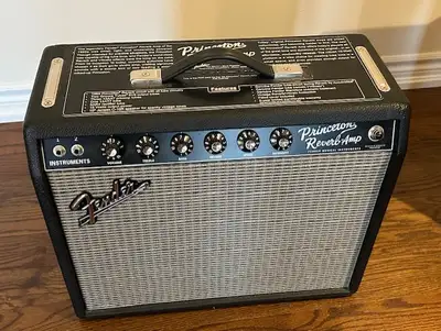 The Fender '65 Princeton Reverb Reissue is a gem for musicians, offering that classic tube tone and...